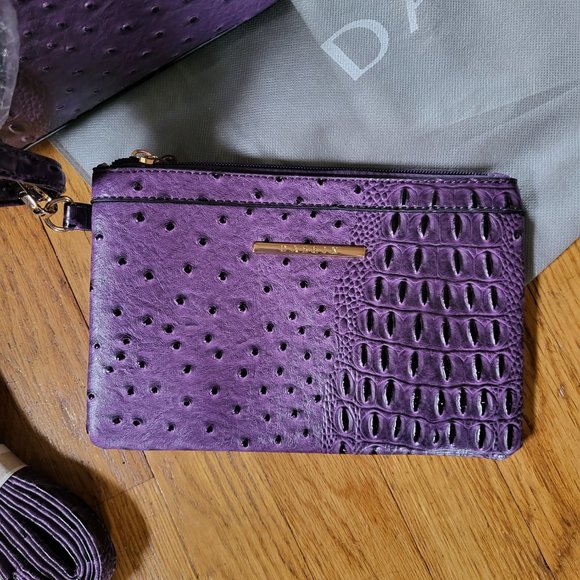 Dasein Women Satchel Handbag - Purple - NWT - Picture 3 of 8